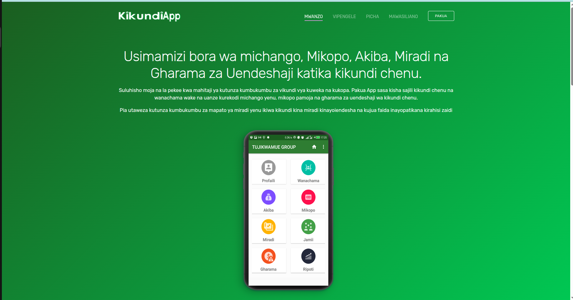 Kikundi App